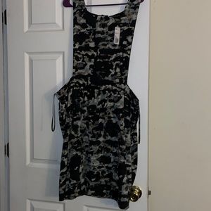 Plus Size Camouflage Dress